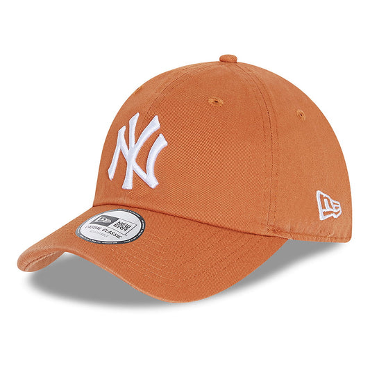 New Era 9TWENTY New York Yankees Baseball Cap MLB Casual Classic - Toffee-Weiß