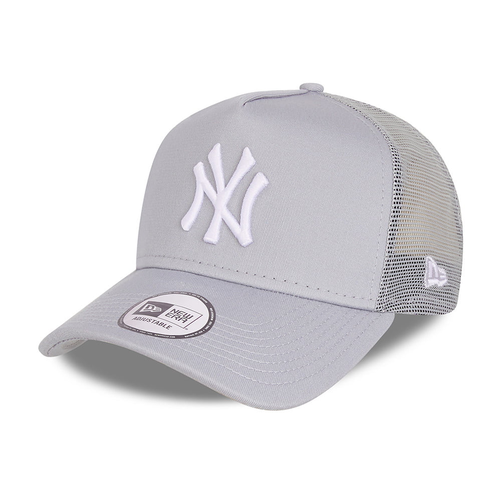 New Era New York Yankees Trucker Cap MLB Tonal Mesh - Grau
