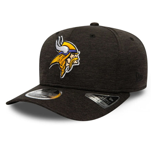 New Era 9FIFTY Stretch Minnesota Vikings Snapback Cap - NFL Total Shadow Tech - Anthrazit