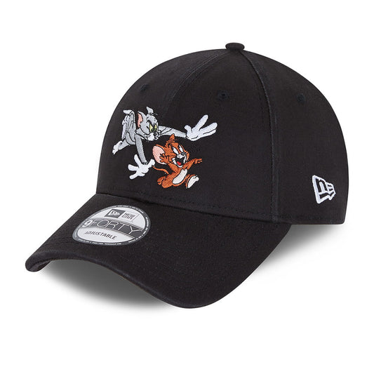 New Era 9FORTY Tom und Jerry Baseball Cap - Schwarz