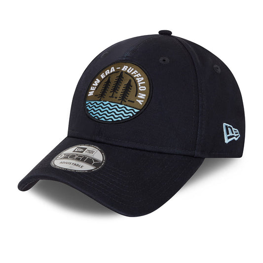 New Era 9FORTY Baseball Cap aus Baumwolle Camp Ratch - Marineblau