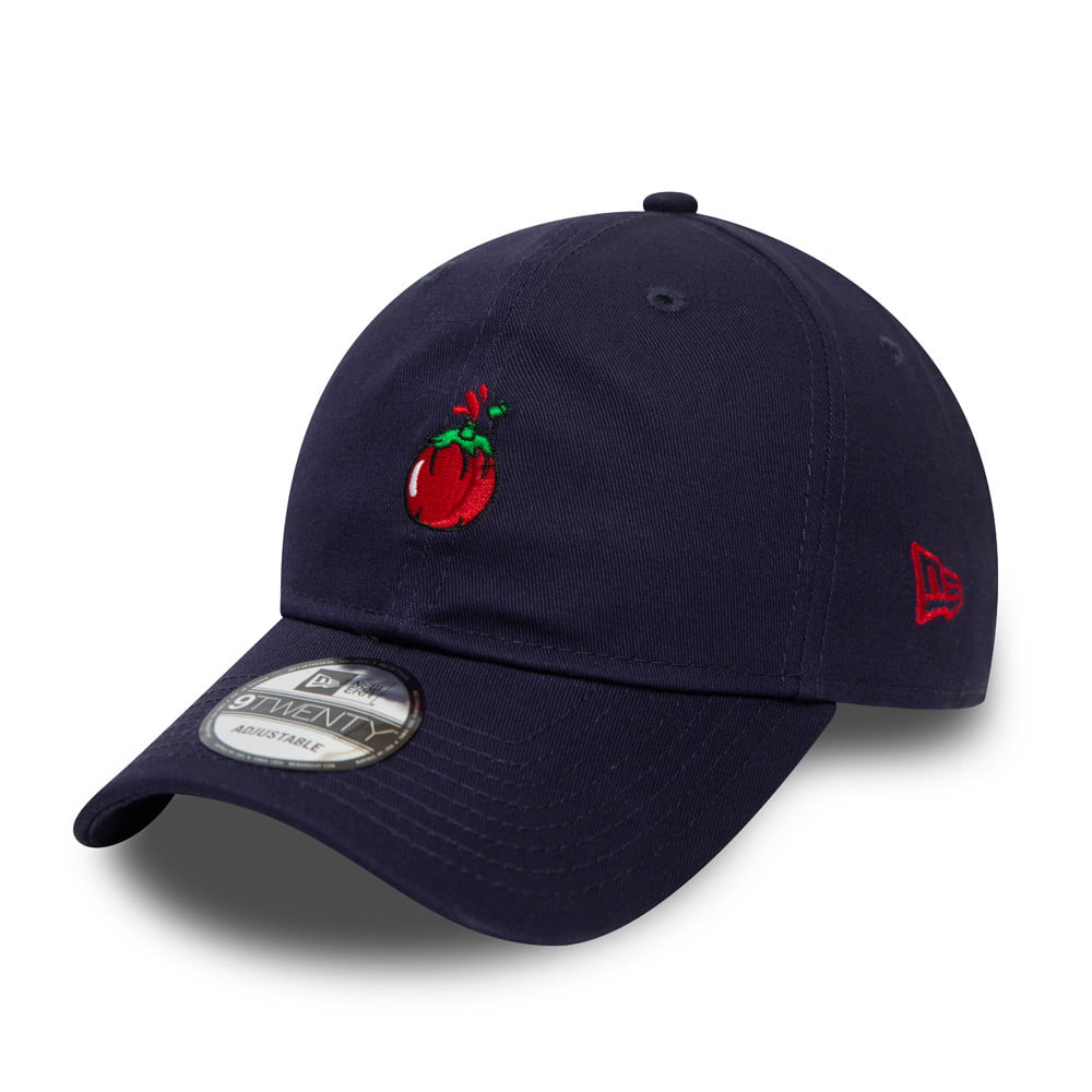 New Era 9TWENTY Tomate Baseball Cap - Food Icon - Marineblau