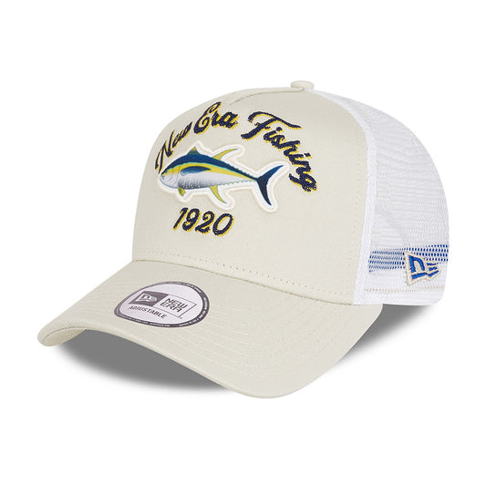 New Era Fishing Trucker Cap - Steingrau