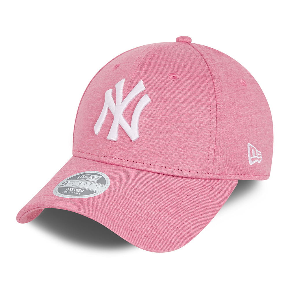 New Era Damen 9FORTY New York Yankees Baseball Cap MLB Jersey Essential - Rosa