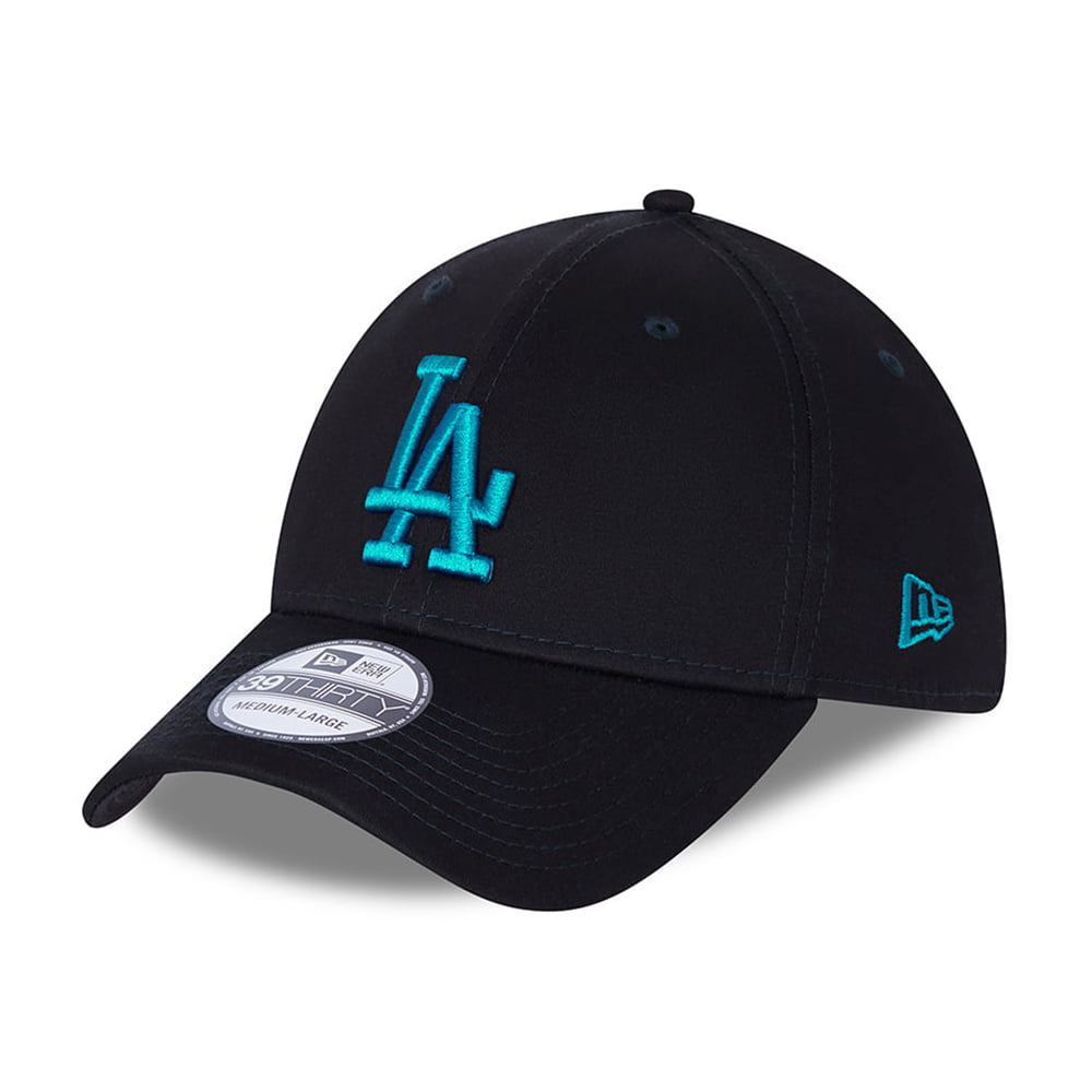 New Era 39THIRTY L.A. Dodgers Baseball Cap - MLB League Essential - Marineblau-Blau