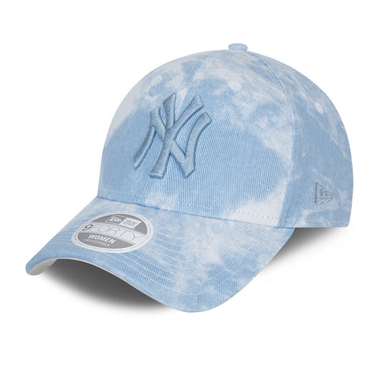 New Era Damen 9FORTY New York Yankees Baseball Cap - MLB Denim Colours - Himmelblau