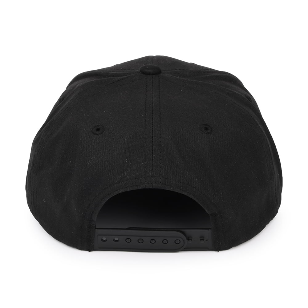 Brixton Oath III Snapback Cap aus Baumwolle - Schwarz auf Schwarz