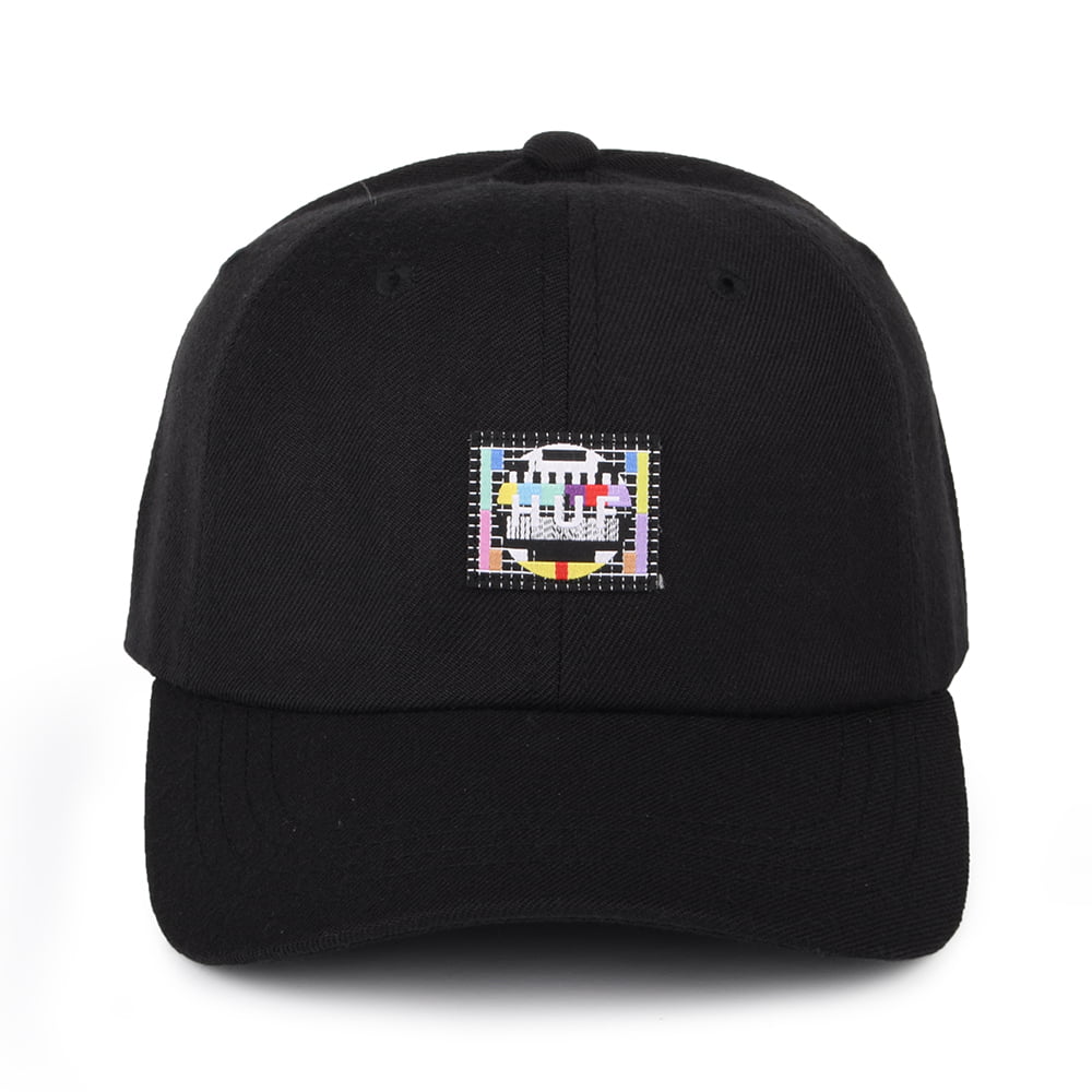 HUF Testbild Curved Visor Baseball Cap - Schwarz
