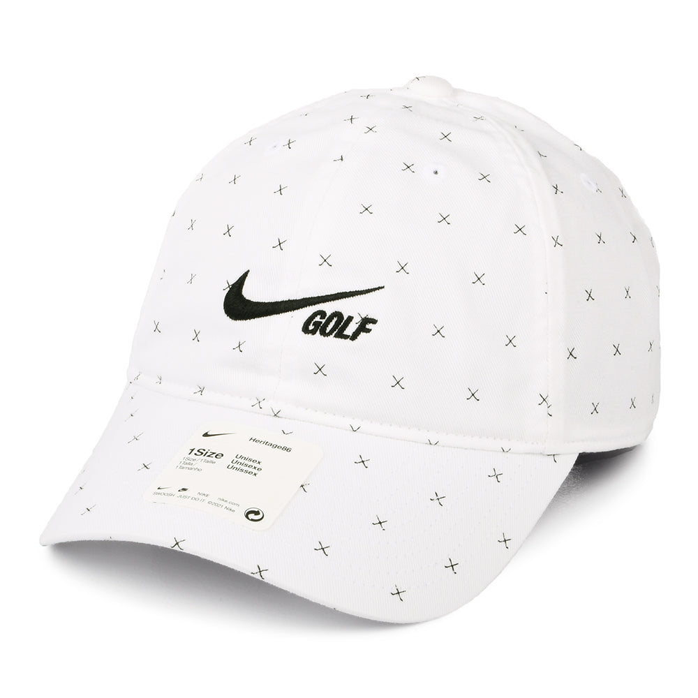 Nike Golf Heritage 86 Washed Club Baseball Cap - Weiß