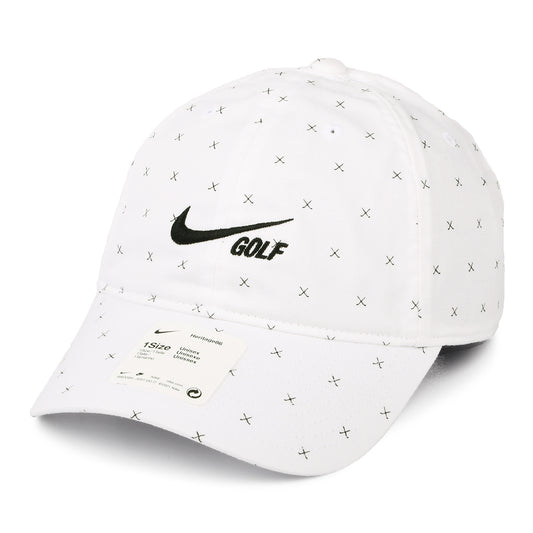 Nike Golf Heritage 86 Washed Club Baseball Cap - Weiß