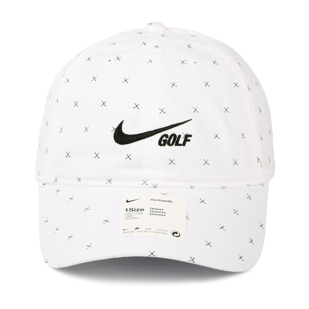 Nike Golf Heritage 86 Washed Club Baseball Cap - Weiß