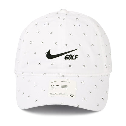 Nike Golf Heritage 86 Washed Club Baseball Cap - Weiß