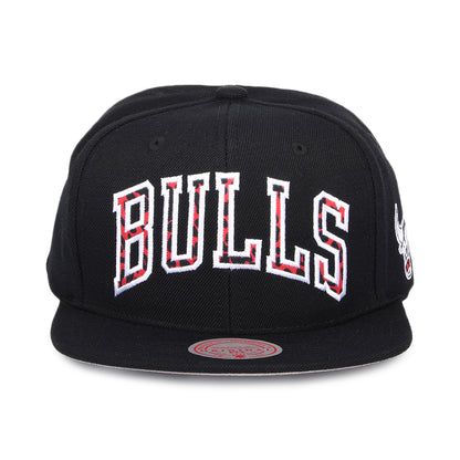 Mitchell & Ness Chicago Bulls Snapback Cap - NBA Wildback - Schwarz