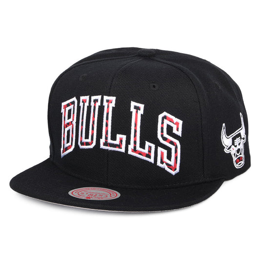 Mitchell & Ness Chicago Bulls Snapback Cap - NBA Wildback - Schwarz