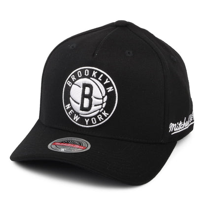 Mitchell & Ness Brooklyn Nets Snapback Cap NBA Dropback Solid Redline - Schwarz
