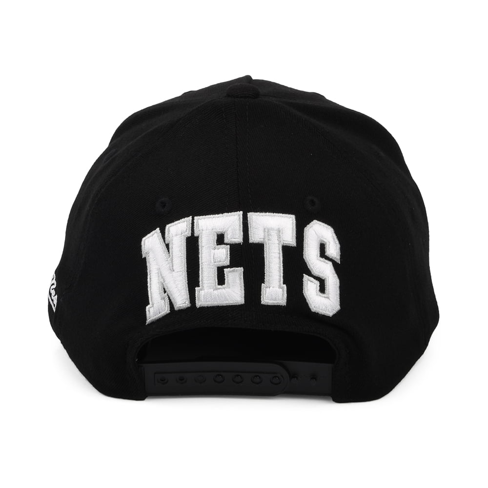 Mitchell & Ness Brooklyn Nets Snapback Cap NBA Dropback Solid Redline - Schwarz