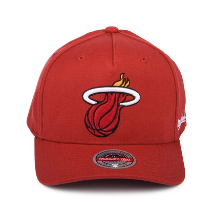 Mitchell & Ness Miami Heat Snapback Cap - NBA Dropback Solid Redline - Kardinalrot