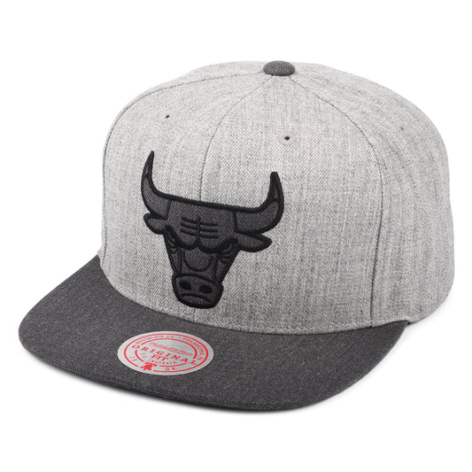 Mitchell & Ness Chicago Bulls Snapback Cap NBA Dual Heather - Meliertes Grau