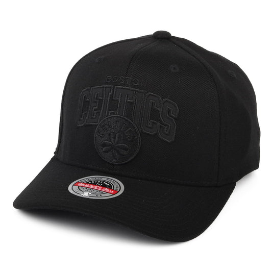 Mitchell & Ness Boston Celtics Snapback Cap - NBA Black Out Arch Redline - Schwarz