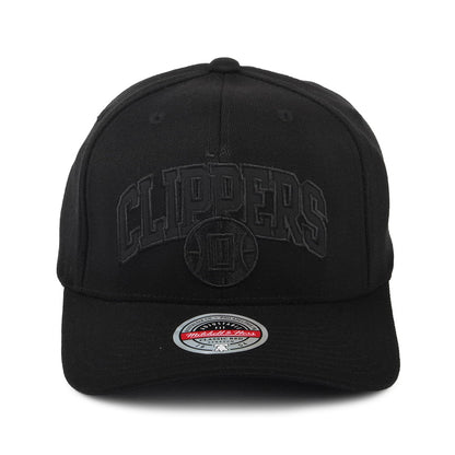 Mitchell & Ness L.A. Clippers Snapback Cap - NBA Black Out Arch Redline - Schwarz