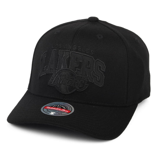 Mitchell & Ness L.A. Lakers Snapback Cap - NBA Black Out Arch Redline - Schwarz