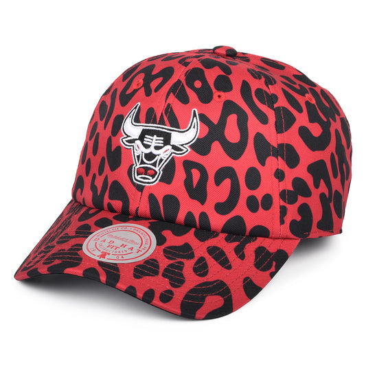 Mitchell & Ness Chicago Bulls Baseball Cap - NBA Wild Style - Rot