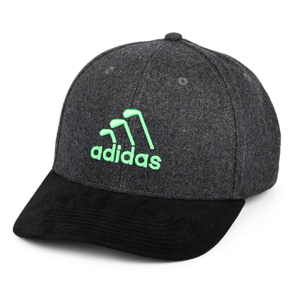 Adidas 3 Stripe Club Snapback Cap - Schwarz Meliert