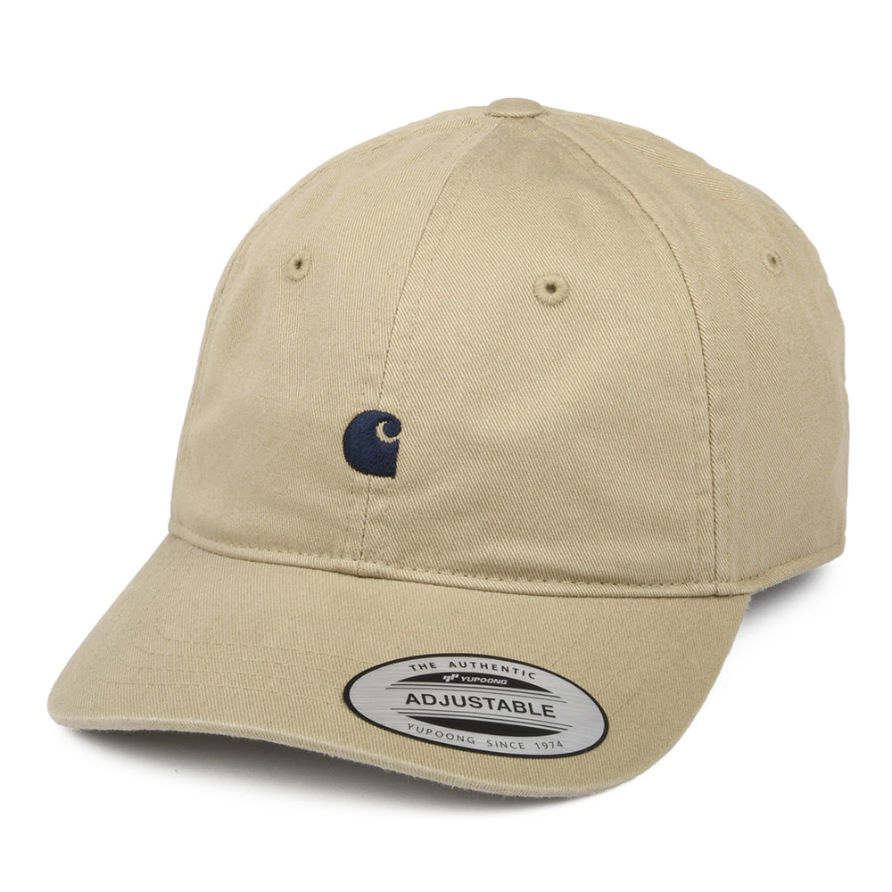 Carhartt WIP Madison Logo Baseball Cap - Hellbraun-Dunkles Marineblau