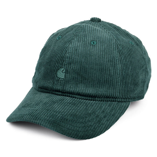 Carhartt WIP Harlem Kord Baseball Cap - Waldgrün