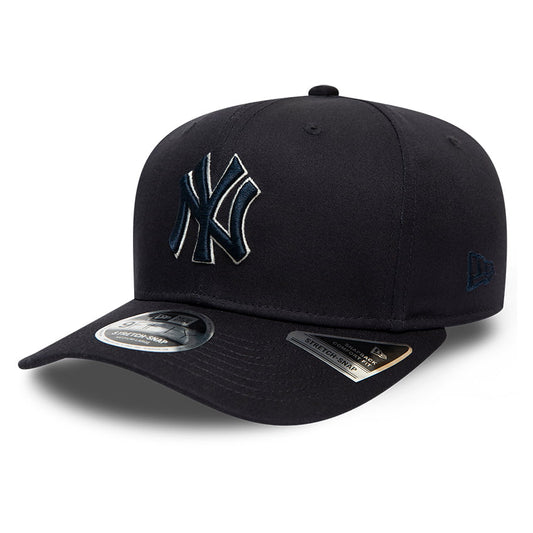 New Era 9FIFTY New York Yankees Snapback Cap - MLB Team Outline Stretch Snap - Marineblau