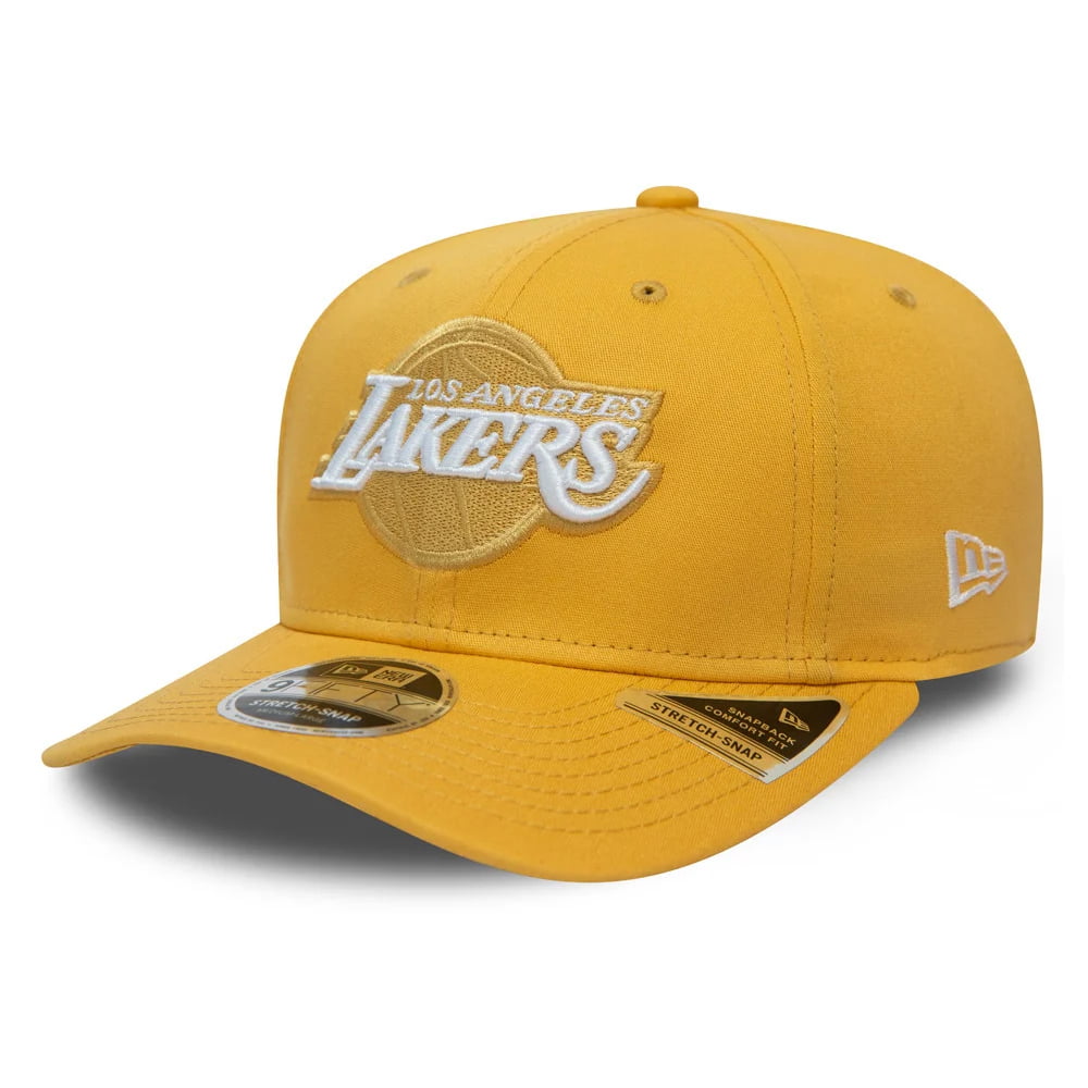 New Era 9FIFTY L.A. Lakers Snapback Cap - NBA League Essential Stretch Snap - Gelb