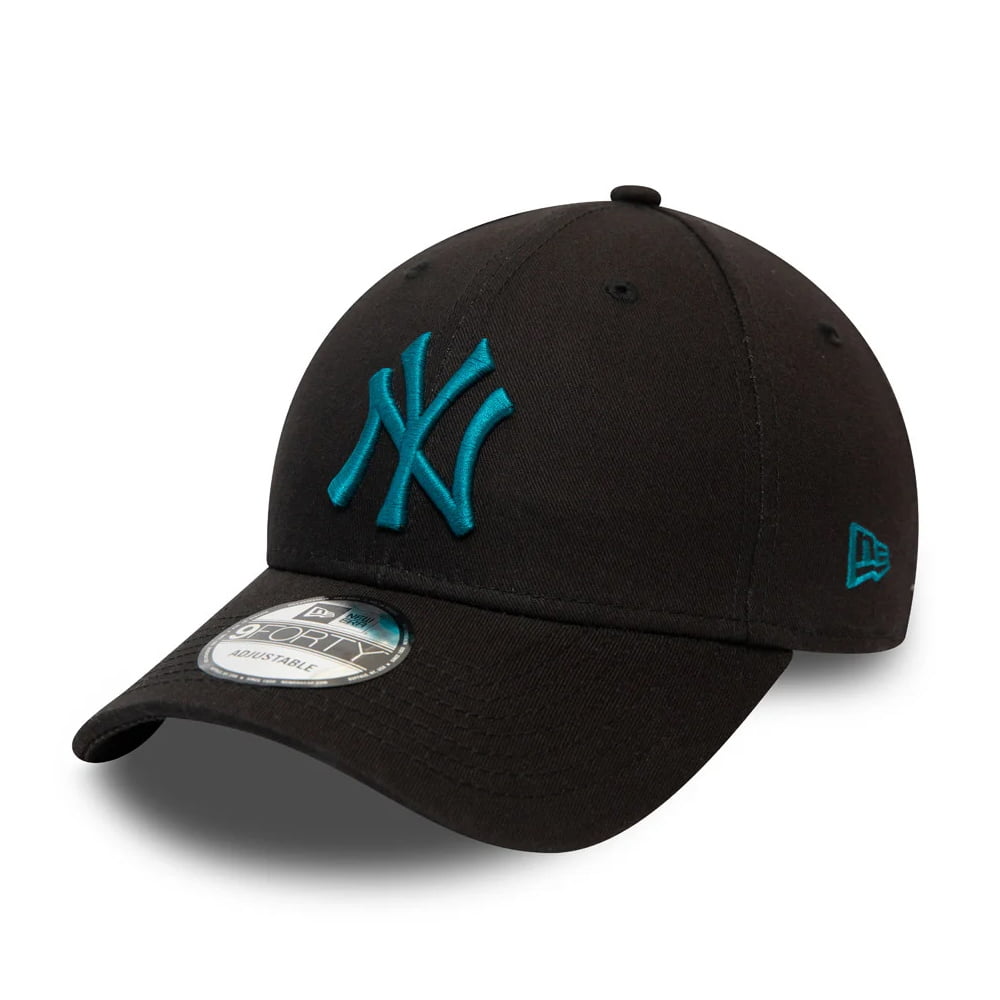 New Era 9FORTY II New York Yankees Baseball Cap - MLB League Essential - Schwarz-Petrol