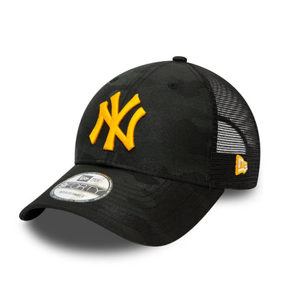 New Era 9FORTY New York Yankees Trucker Cap - MLB Home Field - Schwarz