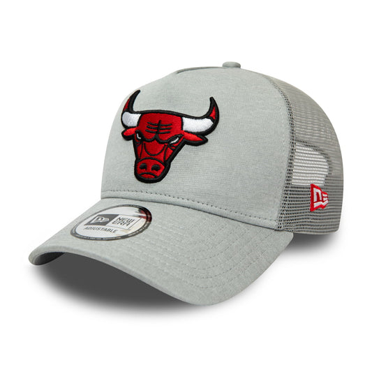 New Era 9FORTY A-Frame Chicago Bulls Trucker Cap - NBA Shadow Tech - Grau