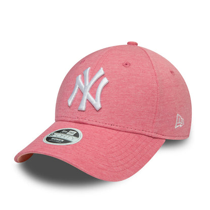 New Era Damen 9FORTY New York Yankees Baseball Cap - MLB Jersey - Pink-Weiß