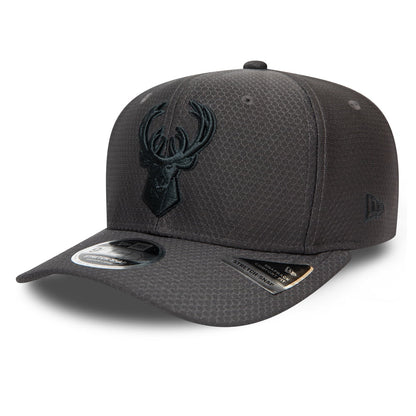 New Era 9FIFTY Milwaukee Bucks Snapback Cap - NBA Tonal Team Stretch Snap - Graphitgrau