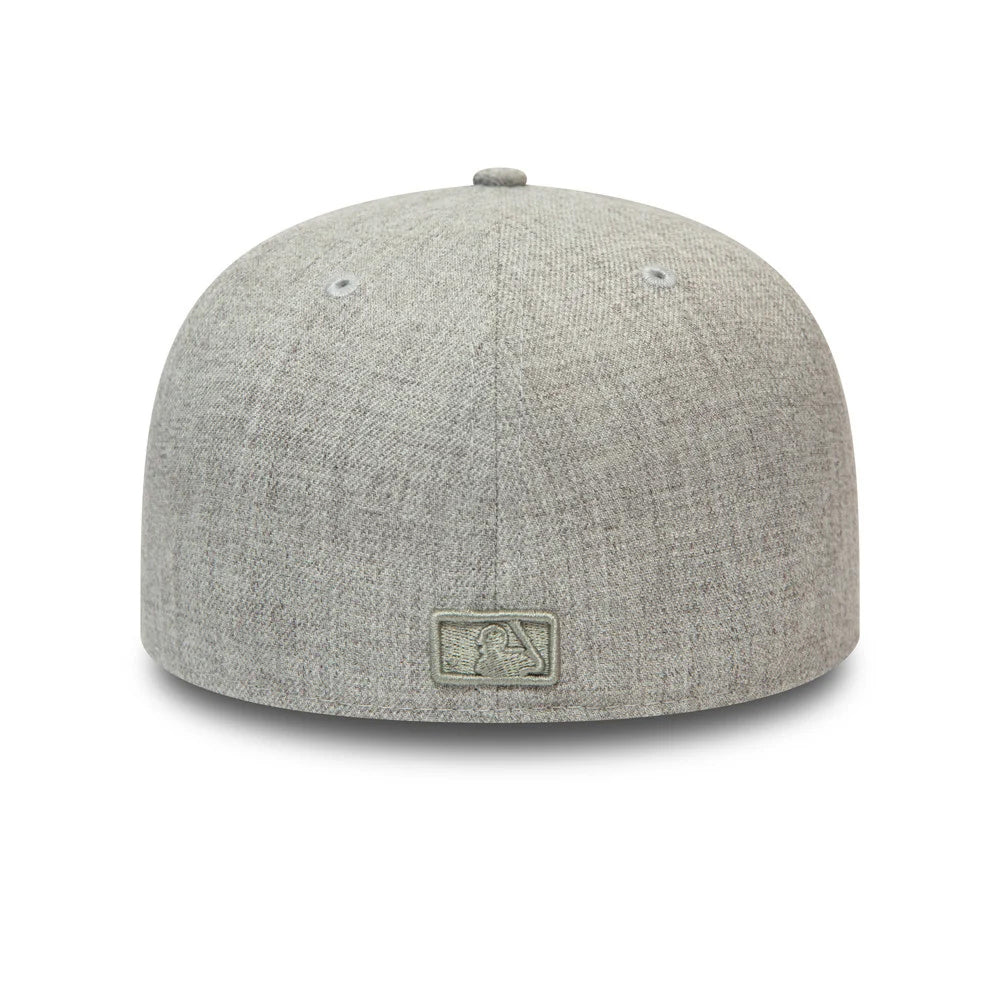 New Era 59FIFTY New York Yankees Baseball Cap MLB Heather Contrast - Grau-Marineblau