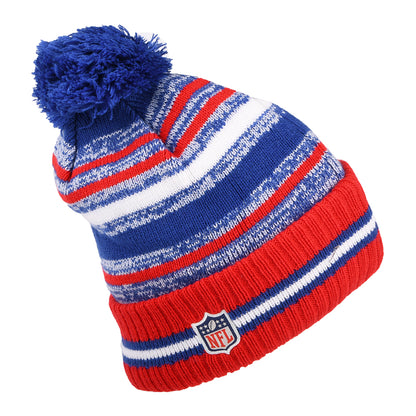 New Era Buffalo Bills Bommelmütze - NFL Sport Knit OTC - Blau-Rot