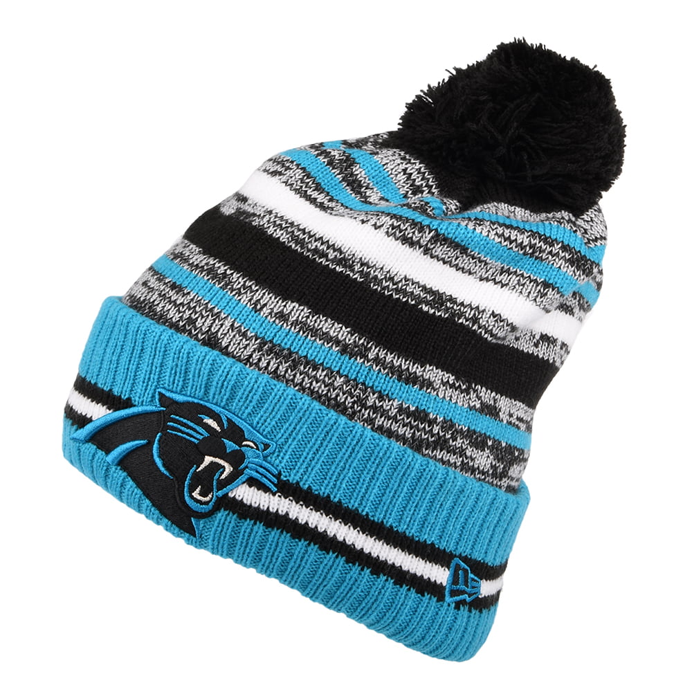 New Era Carolina Panthers Bommelmütze - NFL Sport Knit OTC - Blau-Schwarz