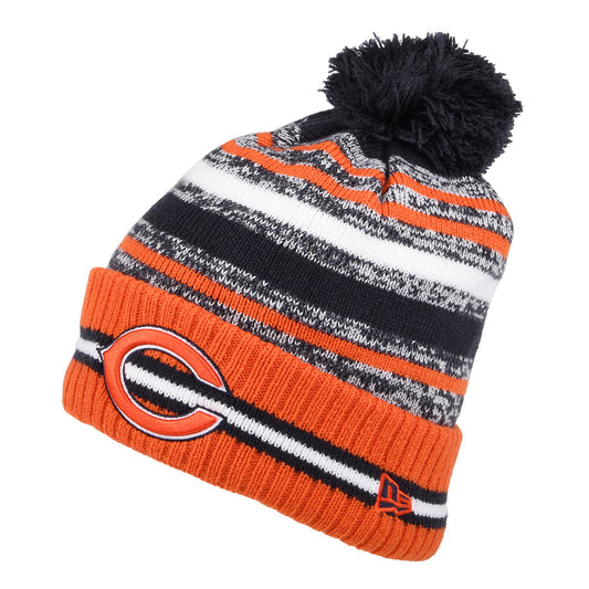 New Era Chicago Bears Bommelmütze - NFL Sport Knit OTC - Orange-Marineblau