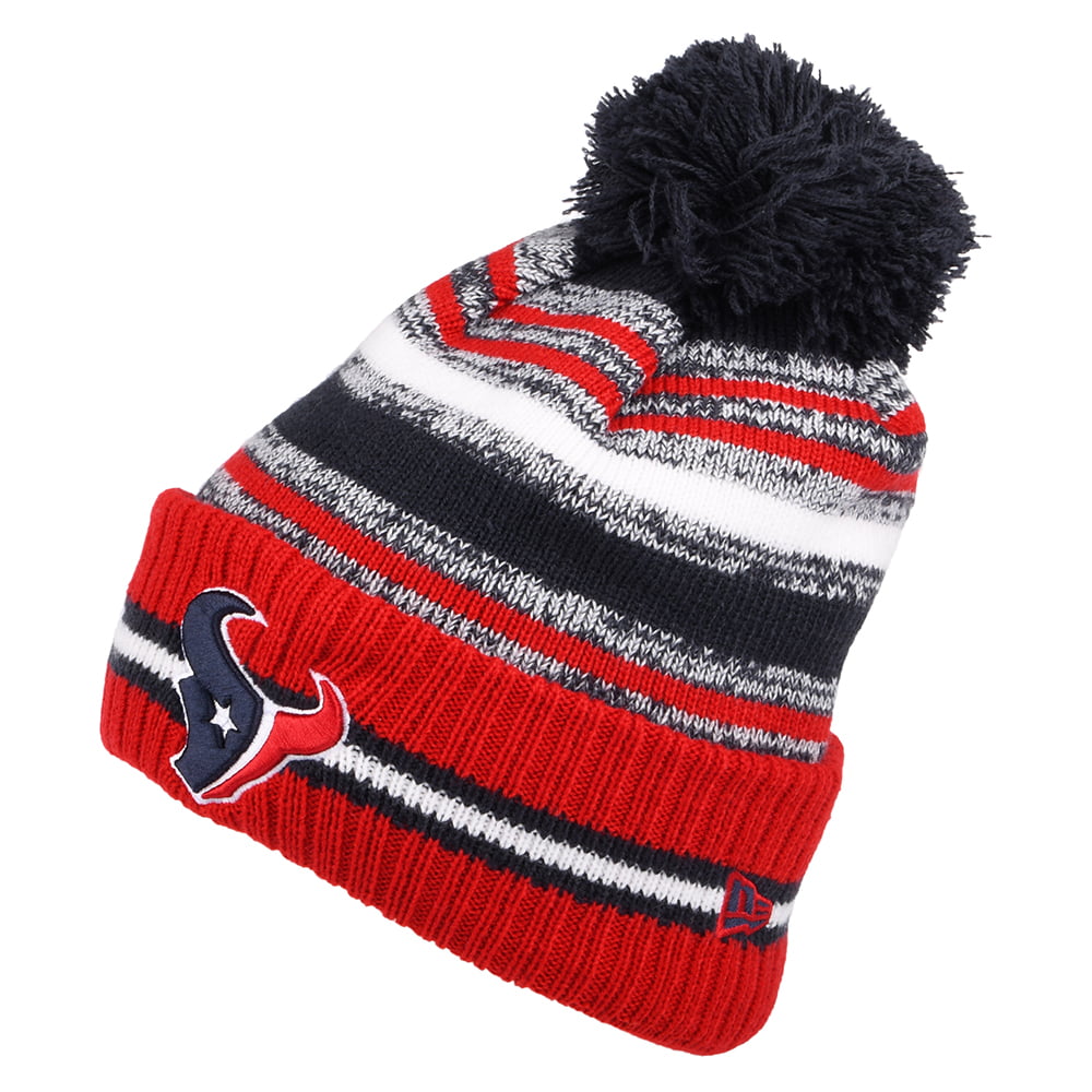 New Era Houston Texans Bommelmütze - NFL Sport Knit OTC - Marineblau-Rot