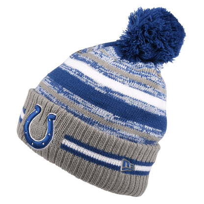 New Era Indianapolis Colts Bommelmütze - NFL Sport Knit OTC - Blau-Weiß