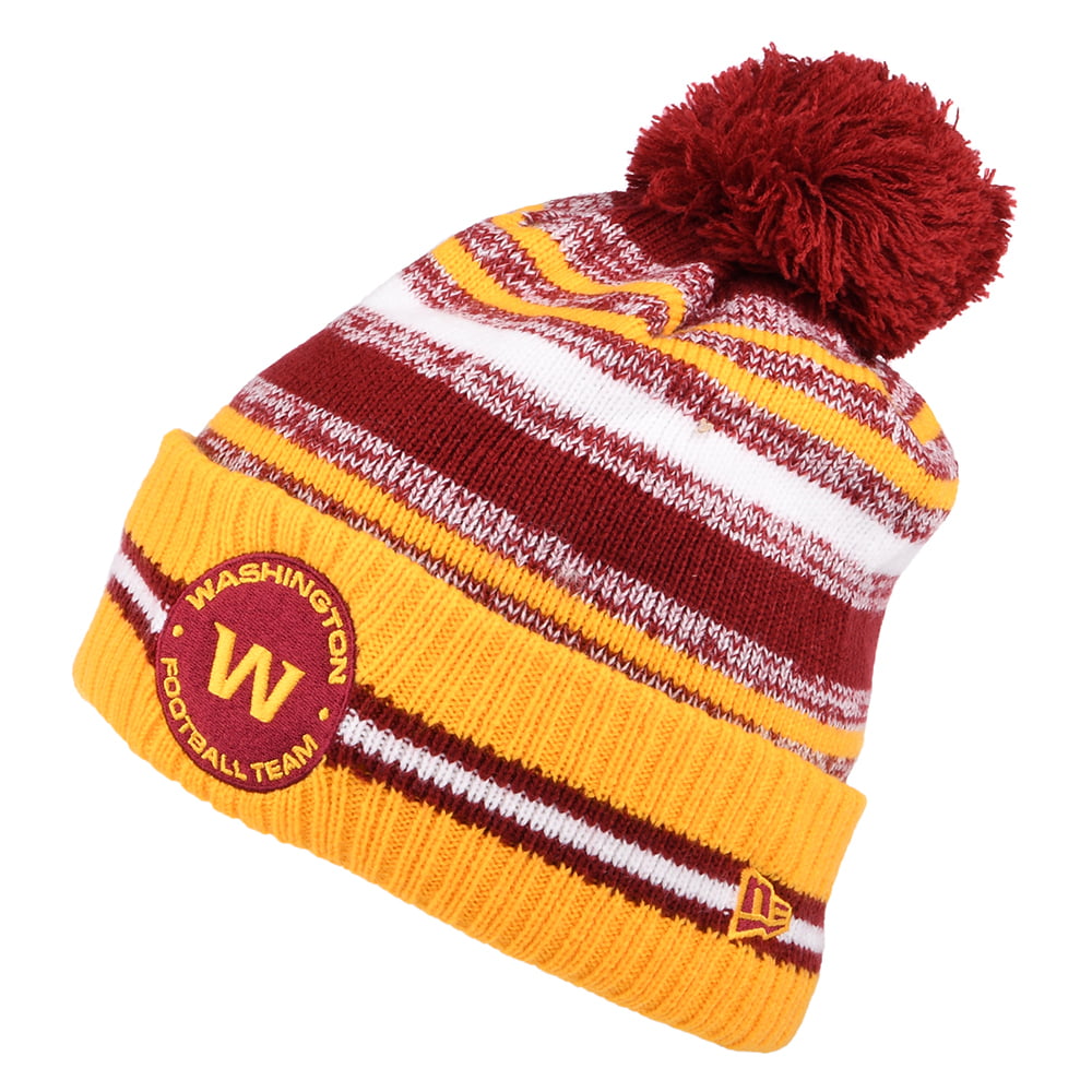 New Era Washington Football Team Bommelmütze - NFL Sport Knit OTC - Burgunderrot-Gold