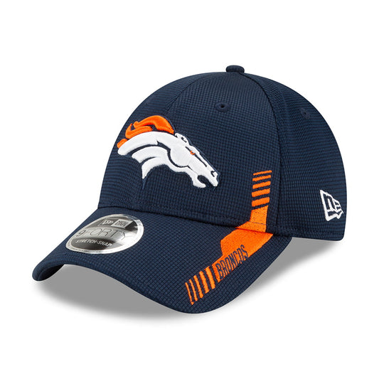 New Era 9FORTY Snap Denver Broncos Baseball Cap - NFL Sideline Home - Marineblau-Orange