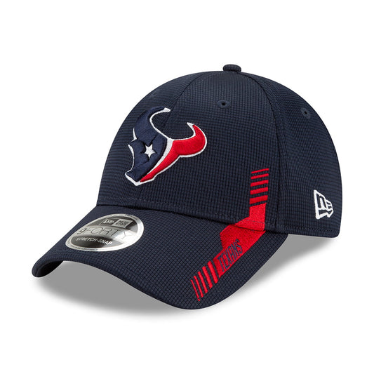 New Era 9FORTY Snap Houston Texans Baseball Cap - NFL Sideline Home - Blau-Rot