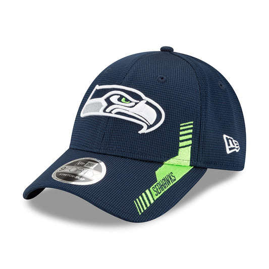 New Era 9FORTY Snap Seattle Seahawks Baseball Cap - NFL Sideline Home - Blau-Grün