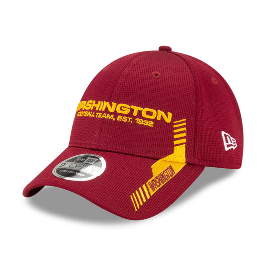 New Era 9FORTY Stretch Snap Washington Football Team Baseball Cap - NFL Sideline Home - Burgunderrot-Gold