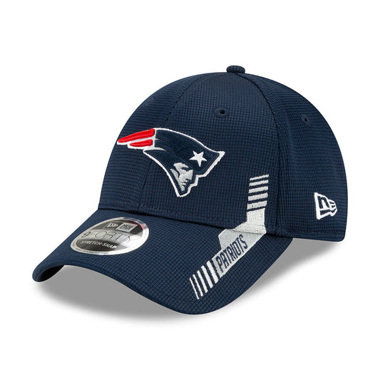 New Era 9FORTY Snap New England Patriots Baseball Cap - NFL Sideline Home - Marineblau