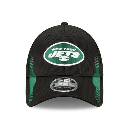 New Era 9FORTY Snap New York Jets Baseball Cap - NFL Sideline Home - Schwarz-Grün