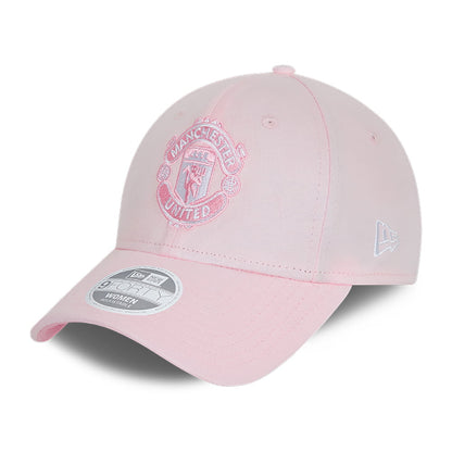 New Era Damen 9FORTY Manchester United Baseball Cap - Jersey - Rosa